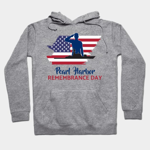 Pearl Harbor, remembrance day Hoodie by Double You Store